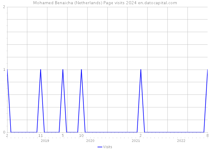 Mohamed Benaicha (Netherlands) Page visits 2024 