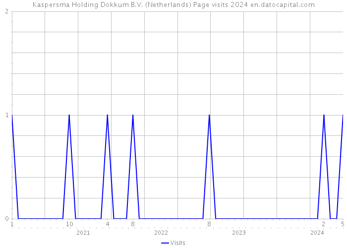 Kaspersma Holding Dokkum B.V. (Netherlands) Page visits 2024 