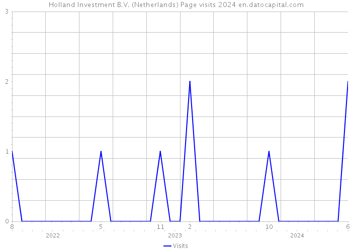 Holland Investment B.V. (Netherlands) Page visits 2024 