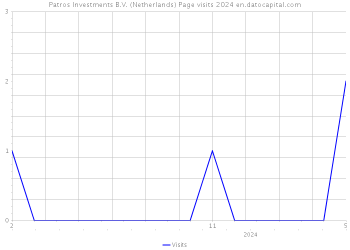 Patros Investments B.V. (Netherlands) Page visits 2024 