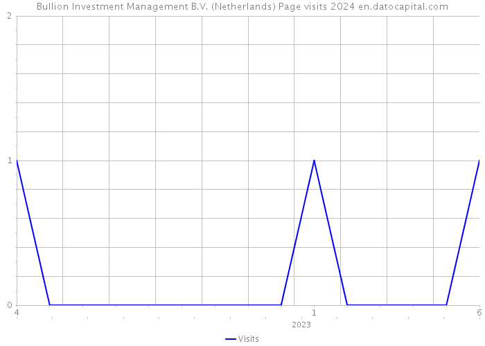 Bullion Investment Management B.V. (Netherlands) Page visits 2024 