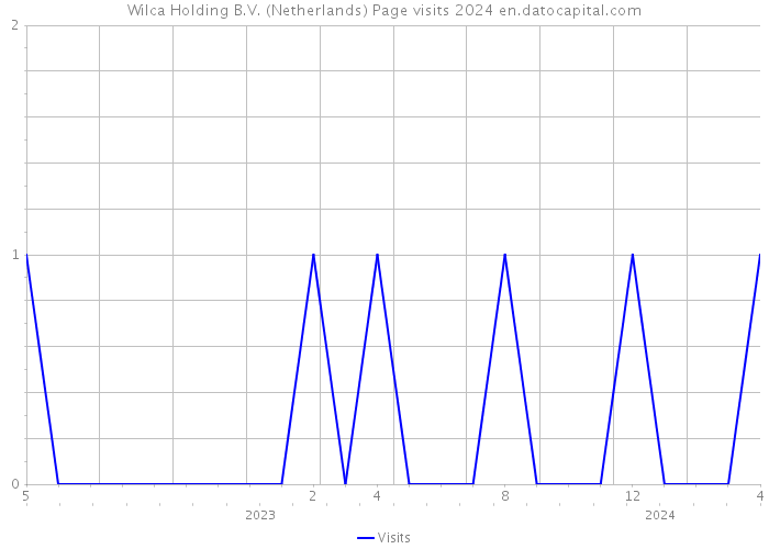 Wilca Holding B.V. (Netherlands) Page visits 2024 