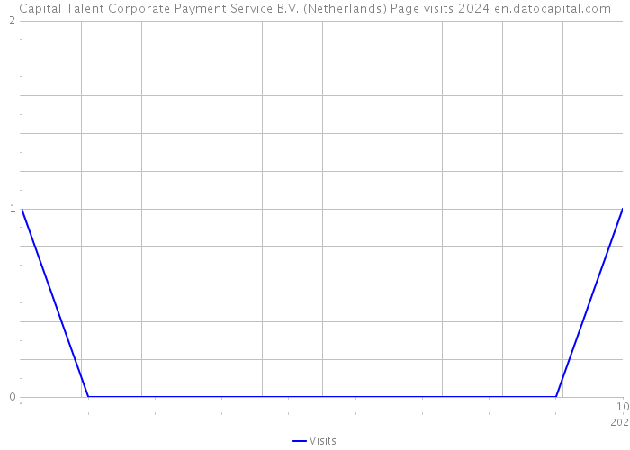 Capital Talent Corporate Payment Service B.V. (Netherlands) Page visits 2024 