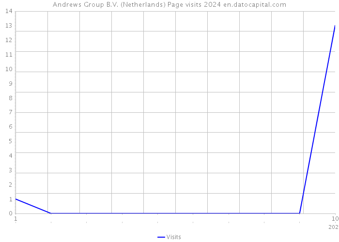 Andrews Group B.V. (Netherlands) Page visits 2024 