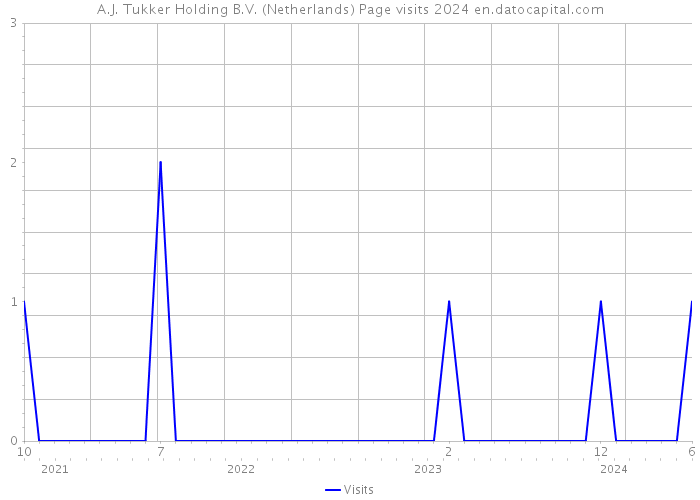 A.J. Tukker Holding B.V. (Netherlands) Page visits 2024 