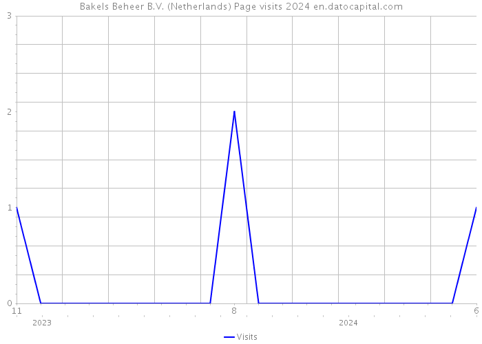 Bakels Beheer B.V. (Netherlands) Page visits 2024 