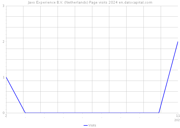Javo Experience B.V. (Netherlands) Page visits 2024 