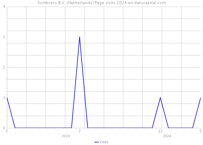 Sombrero B.V. (Netherlands) Page visits 2024 