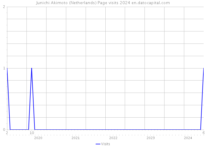Junichi Akimoto (Netherlands) Page visits 2024 