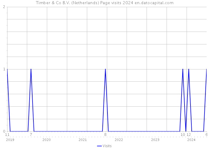 Timber & Co B.V. (Netherlands) Page visits 2024 