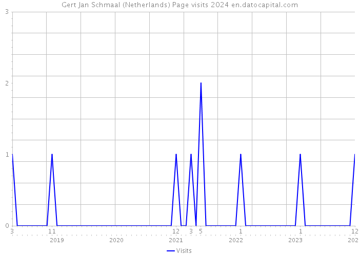 Gert Jan Schmaal (Netherlands) Page visits 2024 