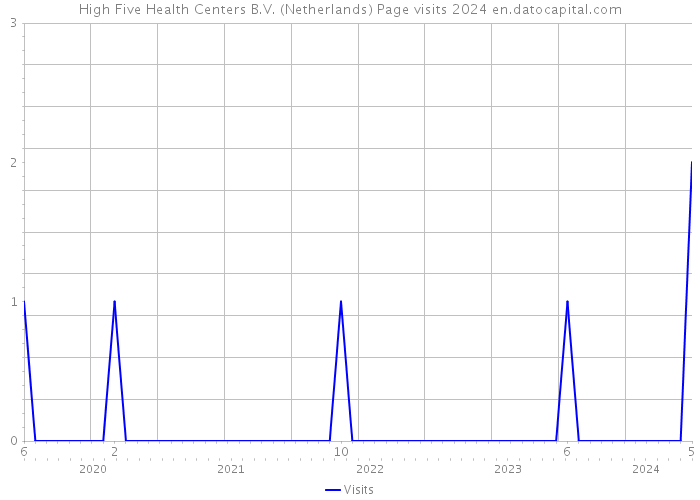 High Five Health Centers B.V. (Netherlands) Page visits 2024 