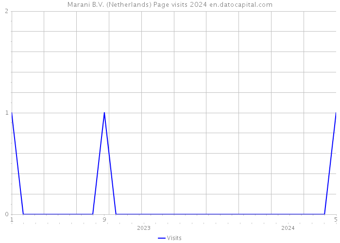 Marani B.V. (Netherlands) Page visits 2024 