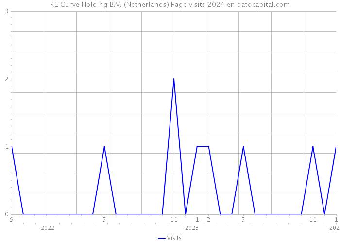 RE Curve Holding B.V. (Netherlands) Page visits 2024 