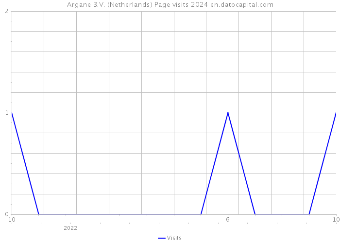 Argane B.V. (Netherlands) Page visits 2024 