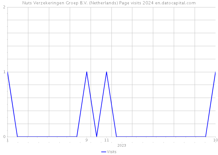 Nuts Verzekeringen Groep B.V. (Netherlands) Page visits 2024 