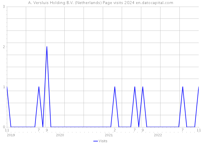 A. Versluis Holding B.V. (Netherlands) Page visits 2024 