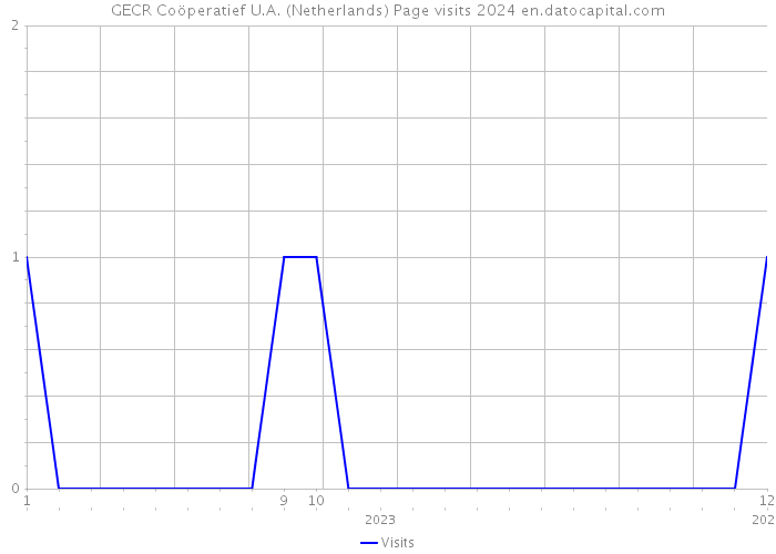 GECR Coöperatief U.A. (Netherlands) Page visits 2024 