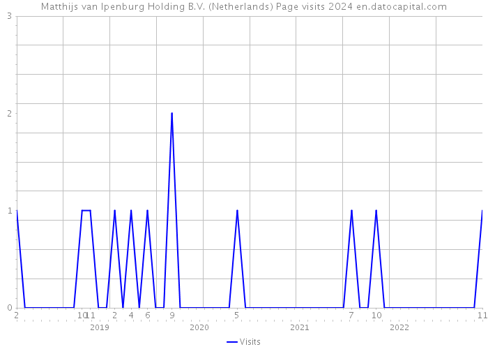 Matthijs van Ipenburg Holding B.V. (Netherlands) Page visits 2024 