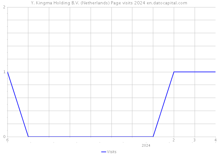 Y. Kingma Holding B.V. (Netherlands) Page visits 2024 