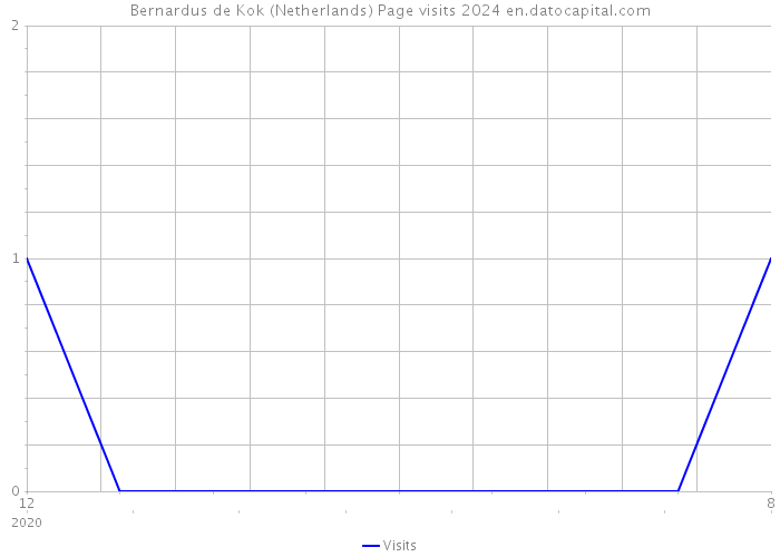 Bernardus de Kok (Netherlands) Page visits 2024 