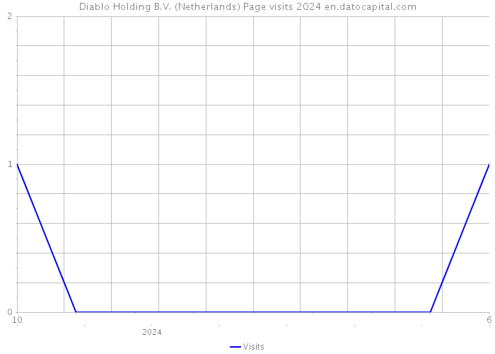 Diablo Holding B.V. (Netherlands) Page visits 2024 