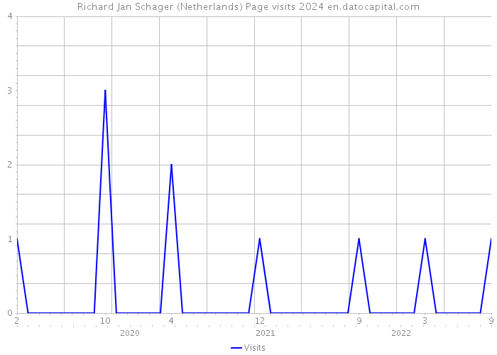 Richard Jan Schager (Netherlands) Page visits 2024 