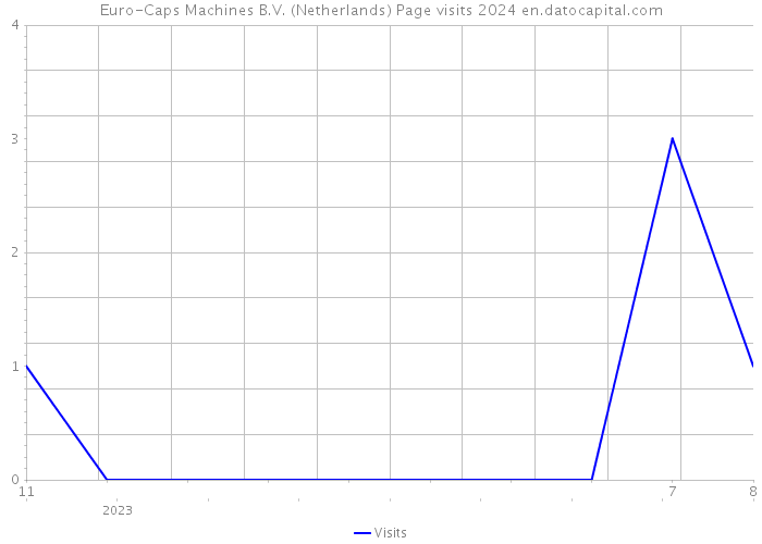 Euro-Caps Machines B.V. (Netherlands) Page visits 2024 