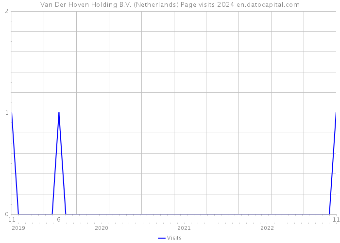 Van Der Hoven Holding B.V. (Netherlands) Page visits 2024 