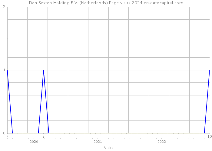 Den Besten Holding B.V. (Netherlands) Page visits 2024 