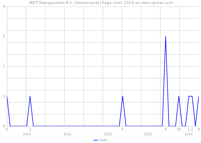 SMIT Management B.V. (Netherlands) Page visits 2024 