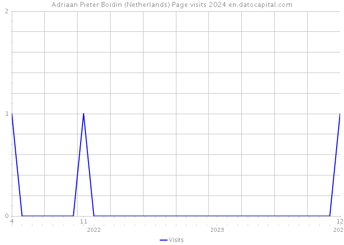 Adriaan Pieter Boidin (Netherlands) Page visits 2024 