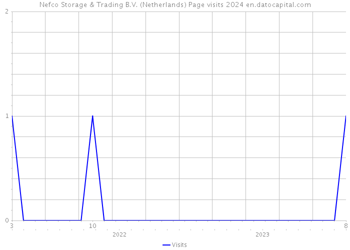 Nefco Storage & Trading B.V. (Netherlands) Page visits 2024 