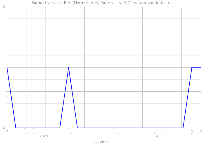Samuel services B.V. (Netherlands) Page visits 2024 