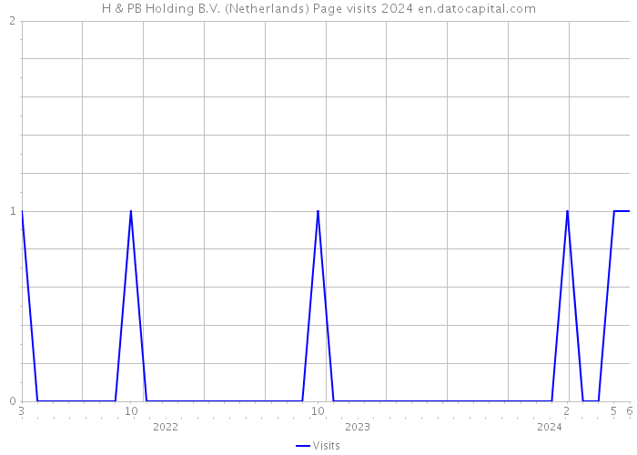 H & PB Holding B.V. (Netherlands) Page visits 2024 