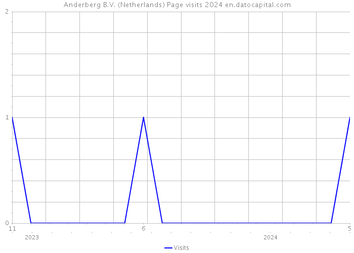 Anderberg B.V. (Netherlands) Page visits 2024 