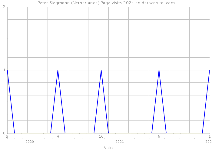 Peter Siegmann (Netherlands) Page visits 2024 