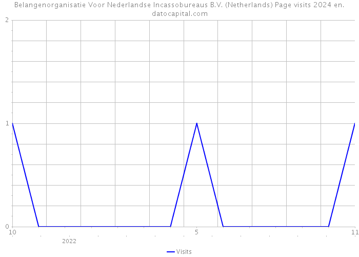 Belangenorganisatie Voor Nederlandse Incassobureaus B.V. (Netherlands) Page visits 2024 