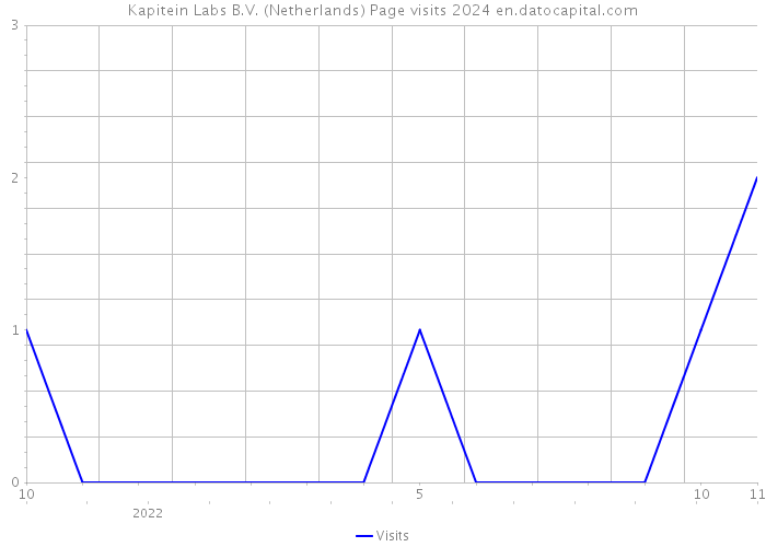 Kapitein Labs B.V. (Netherlands) Page visits 2024 
