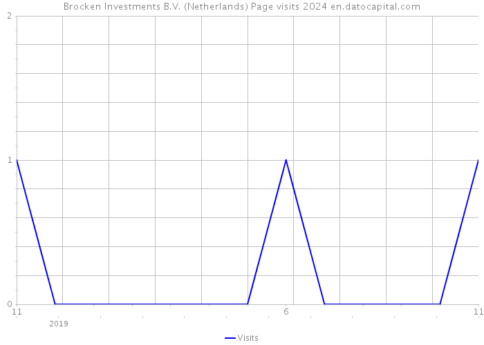 Brocken Investments B.V. (Netherlands) Page visits 2024 