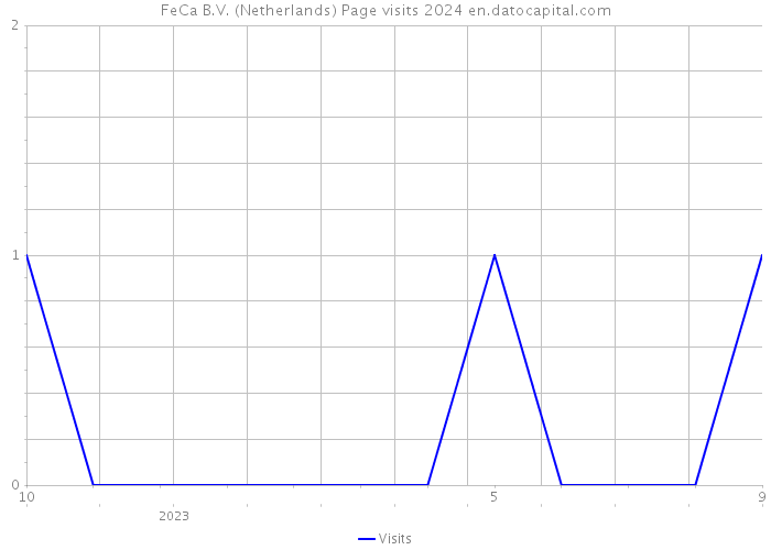 FeCa B.V. (Netherlands) Page visits 2024 