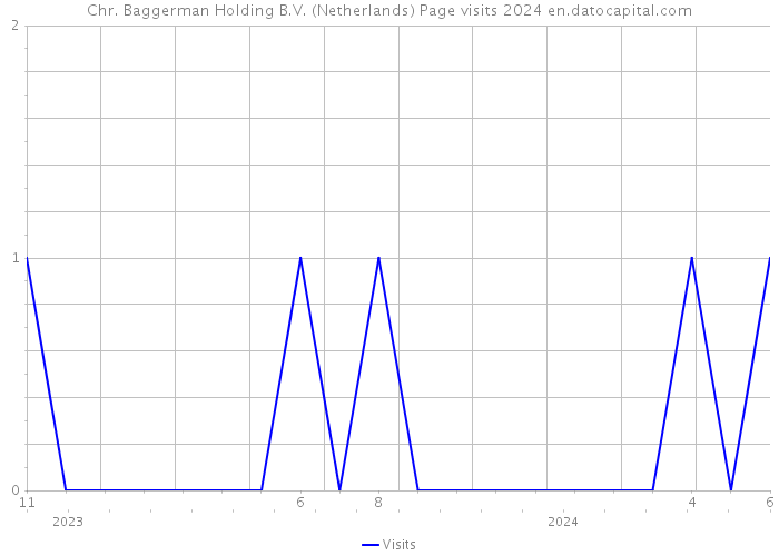 Chr. Baggerman Holding B.V. (Netherlands) Page visits 2024 