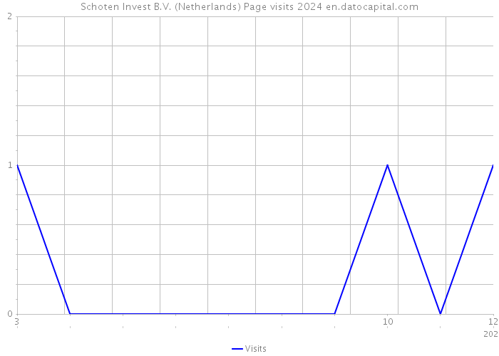 Schoten Invest B.V. (Netherlands) Page visits 2024 