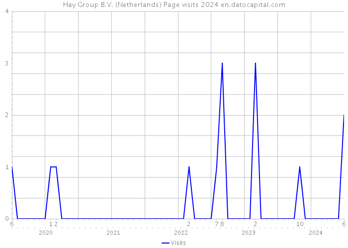 Hay Group B.V. (Netherlands) Page visits 2024 