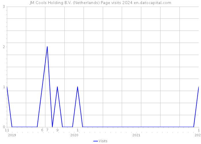 JM Cools Holding B.V. (Netherlands) Page visits 2024 