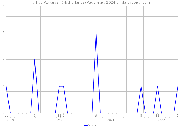 Farhad Parvaresh (Netherlands) Page visits 2024 
