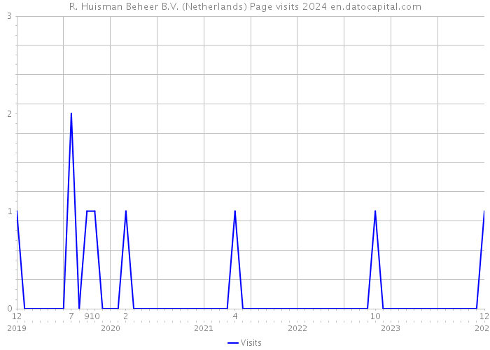 R. Huisman Beheer B.V. (Netherlands) Page visits 2024 