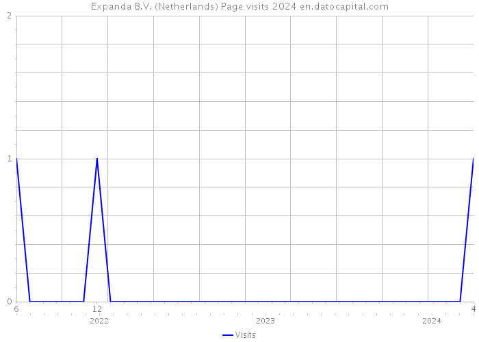 Expanda B.V. (Netherlands) Page visits 2024 