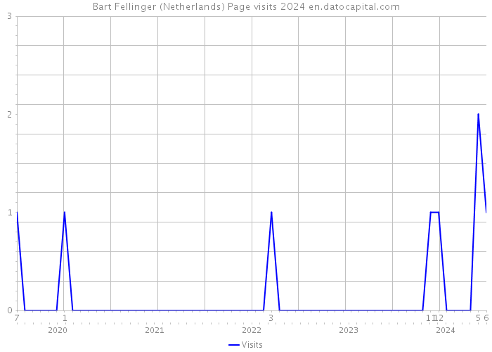 Bart Fellinger (Netherlands) Page visits 2024 