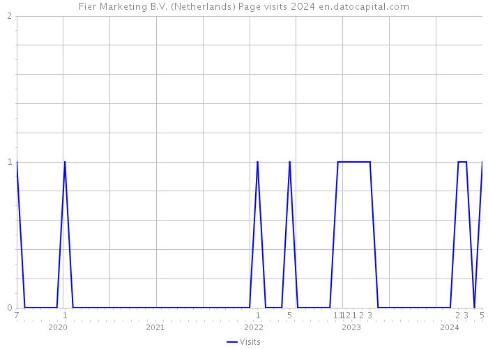 Fier Marketing B.V. (Netherlands) Page visits 2024 
